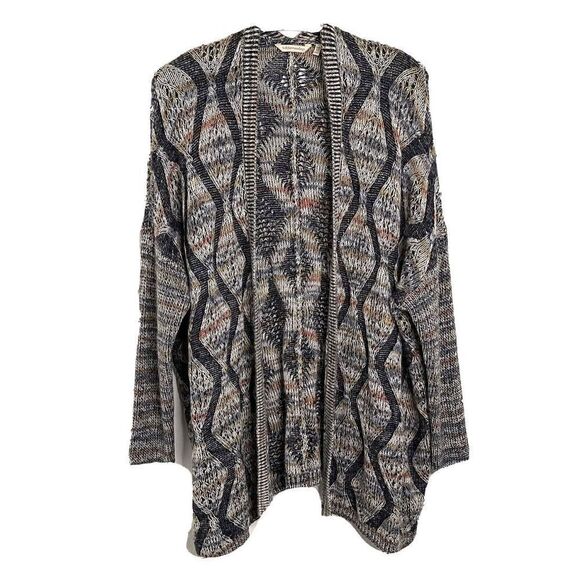 Soft surroundings wool oversized open cardigan - Picture 1 of 7